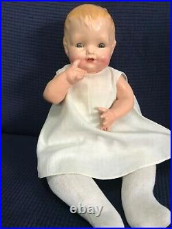VIntage 1927 J Kallus Extremely RARE Baby Blossom 21 Composition Doll Beautiful