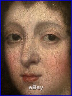 Very Fine Rare 17th Century Portrait Painting Of A Beautiful Lady Beale / Lely
