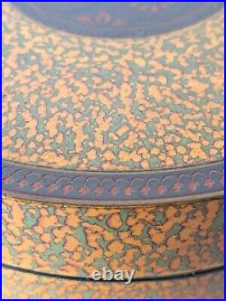 Very Rare Beautiful Antique Indian Rajasthan Scratchwork Lacquer Box 1850's