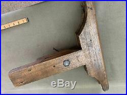 Very Rare Beautifully Made Antique Saw Vice / Vise