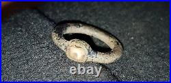 Very Rare tiny Roman bronze ring beautiful artifact Please read description L427