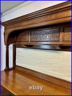 Victorian Antique Art & Crafts Oak Sideboard. C1890 Rare & Beautiful 130 Years