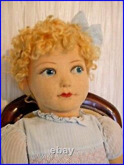 Vintage Doll Antique Doll Nora Wellings 34 1930s rare child doll beautiful