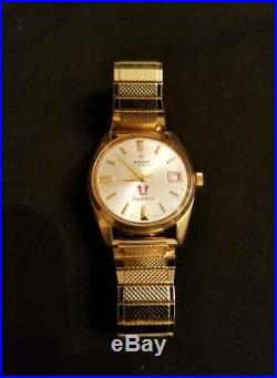 Vintage Rado 17 Jewels Purple Horse Wristwatch Swiss Made Rare Beautiful Watch