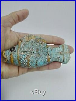 Vintage Style Roman / Egyptian Fish Glass Mosaic Handmade Unique Rare Beautiful