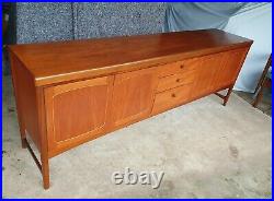 Vintage Teak Sideboard By Nathan Beautiful Condition Rare Squares Design