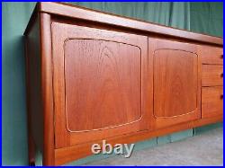 Vintage Teak Sideboard By Nathan Beautiful Condition Rare Squares Design