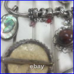 Vtg lot of 47 Antique Craft STERLING JEWELRY Very Rare, and Beautiful